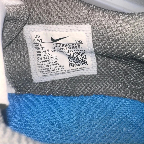 Nike Air Max Grey Fog/White Boys Size 6.5 - Picture 8 of 8